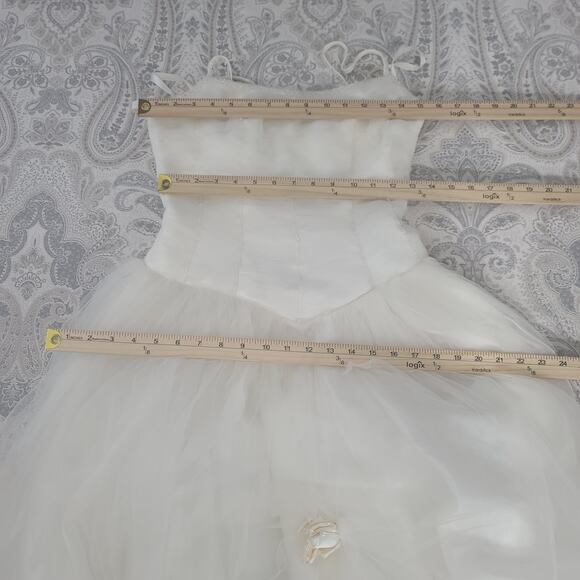 Cache Vintage Beaded Fairy Whimsical Prom Wedding dress Ivory Size 4 ren Faire - Picture 6 of 16